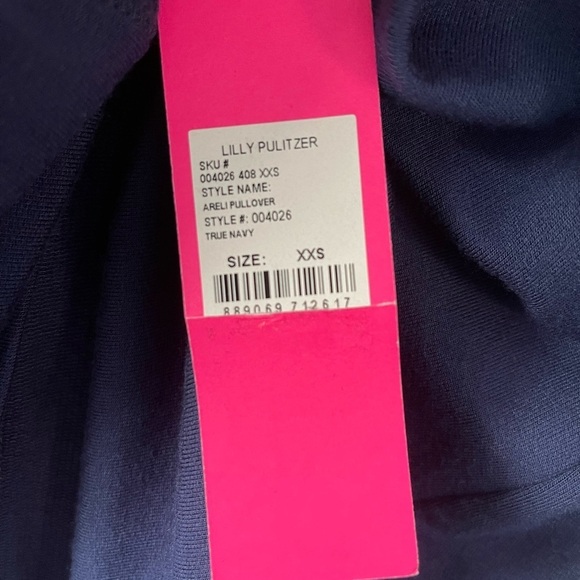 Lilly Pulitzer Luxletic Areli Pullover Navy - Picture 10 of 14